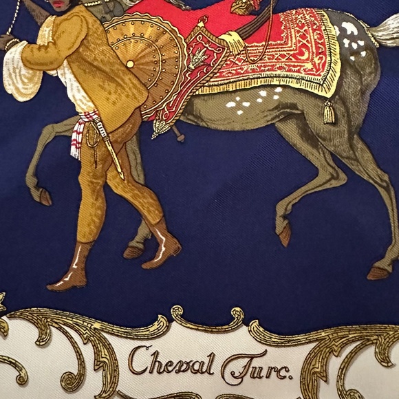 HERMES SILK SCARF - Picture 3 of 8